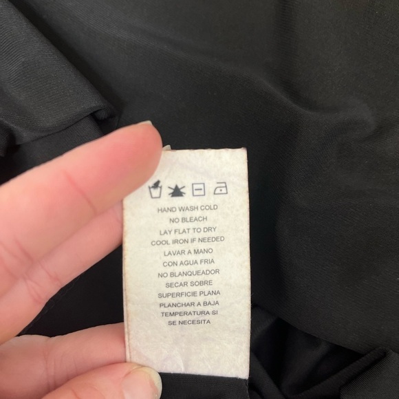 R&M Richards Asymmetric Knee Length with Draped Shoulder and Diamante Strap - Picture 9 of 13